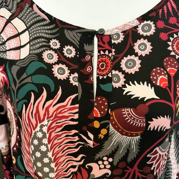 Women's Loft Sheer Long Sleeve Blouse Size XXL Fall Inspired - Picture 2 of 5